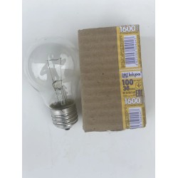 Лампа розжарювання МО 36-100 36 В 100 Вт E27 Іскра. Низьковольтна для промислових верстатів і цехів