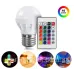 Кольорова світлодіодна лампа 3 Вт RGB G45 E27 з пультом LM736