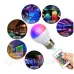 Кольорова світлодіодна лампа 3 Вт RGB G45 E27 з пультом LM736