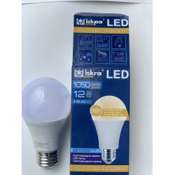 LED Лампа Іскра A60 12W 3000K E27 (аналог 90-100W)