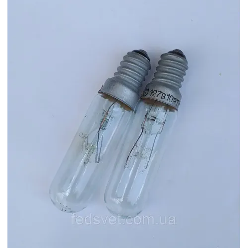 Лампа розжарювання циліндрична Ц 235-240-10 Е14/25x17
