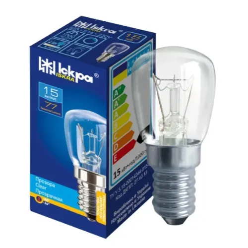 Лампа розжарювання циліндрична Ц 135-15 Е14/25x17