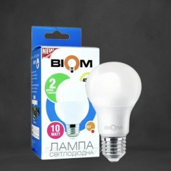 Світлодіодна Лампа BIOM A60 10W цоколь E27 4500К нейтральний білий