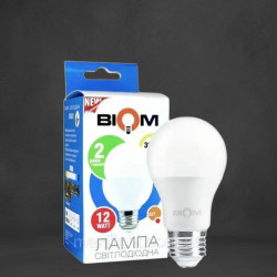 Світлодіодна Лампа BIOM A60 12W цоколь E27 3000К теплий білий