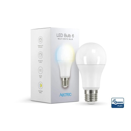 Світлодіодна лампа AEOTEC LED Bulb 6 Multi-White (E27) AEOEZWA001