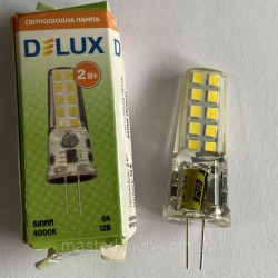 Лампа світлодіодна 12 В 2 Вт G4 DELUX