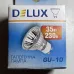 Лампа галогенна GU-10 220V 35Вт Delux