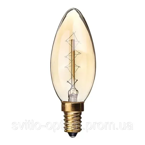 Лампа розжарювання 60 вт. свічка, е 14