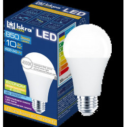 Лампа світлодіодна LED економна A60 10W 4000K E27 ТМ 
