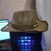 Соломенная ковбойская шляпа Mariboro плетеная коричневая летняя с широкими полями (арт. 27090) - фото 5