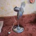 Напольный вентилятор Rainberg в ретро-стиле, хромированный корпус, 4 лопасти (арт. 27185) - фото 5