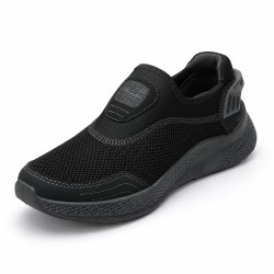 Мужские черные слипоны DAGO SPORT с дышащей сеткой 41 45 (арт. 27196)