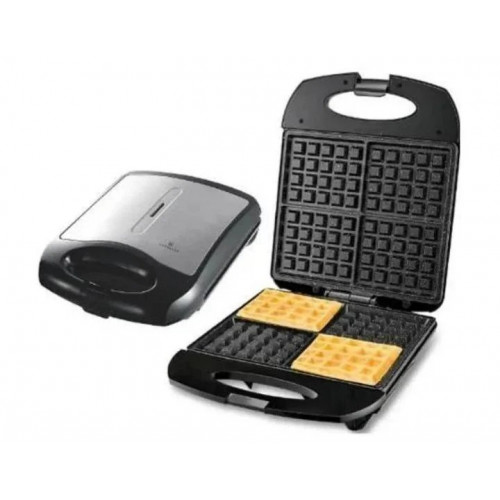 Вафельниця електрична Edenberg EB-64407 з антипригарним покриттям на 4 відділення 2000 Вт