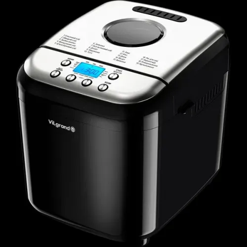 Хлiбопiч (500/750/1000г; 600 Вт, 19 програм, р/к дисплей, книга рецептів)