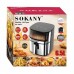 Аерофритюрниця з регулюванням температури Sokany SK-10045 6.5 л 2000 Вт електрична фритюрниця без олії (арт. 14561) - фото 2