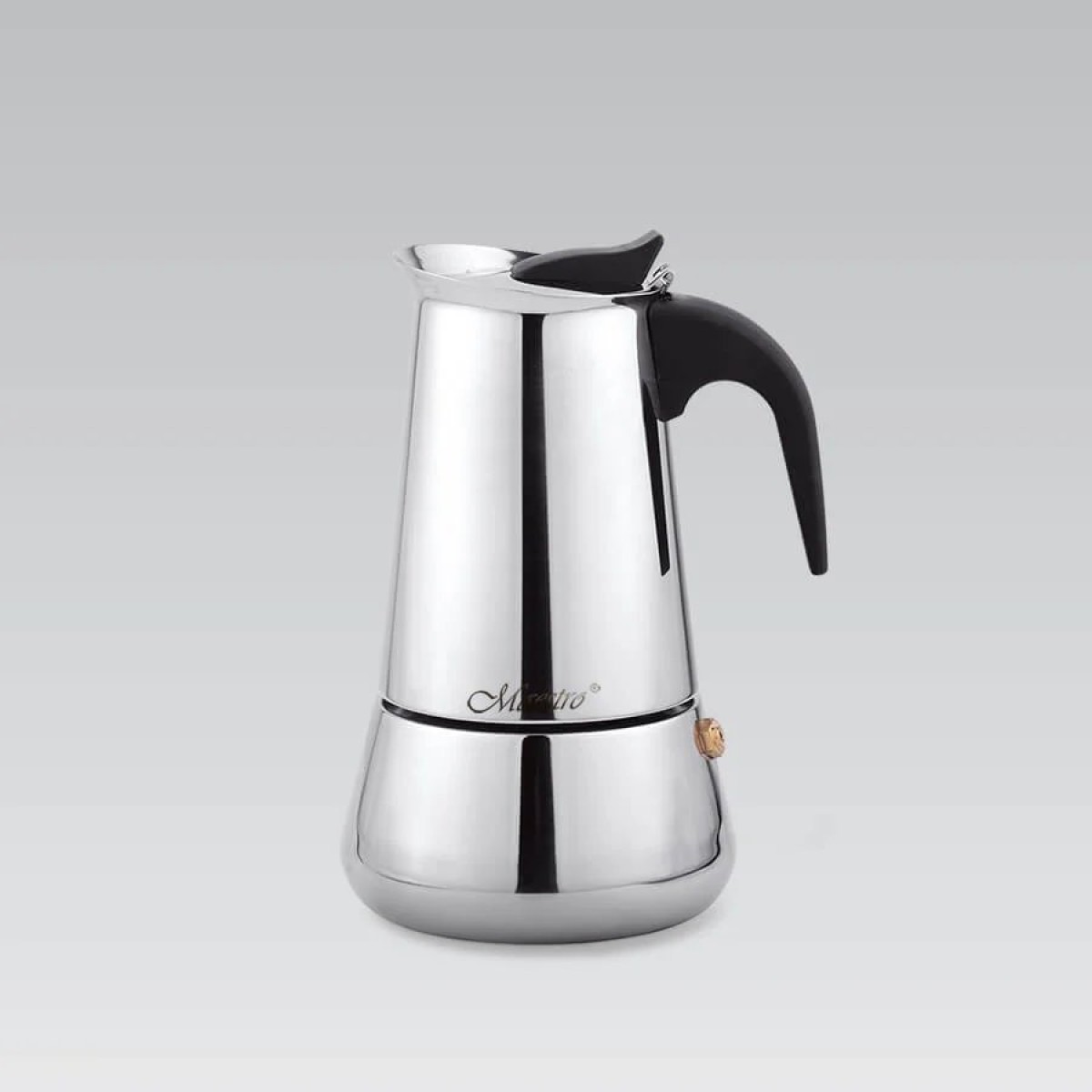Кофеварка MR-1660-4
Кофеварка эспрессо/мокко
Современный эргономичный дизайн
Возможно использование на всех типах плит
Для приготовления 4 чашек кофе
Объем: 200 мл
Материал: нержавеющая сталь (арт. 14832)