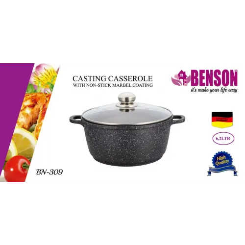 Казан с мраморным покрытием 6,2 литра BN-309