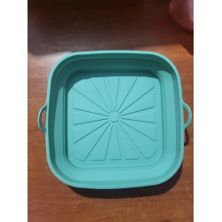 Форма RINGEL Herbal форма силікон для аерогриля/духовки Airfryer 20.5x20.5x7 см. (RG-10219)