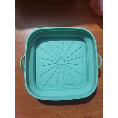 Форма RINGEL Herbal форма силікон для аерогриля/духовки Airfryer 20.5x20.5x7 см. (RG-10219)