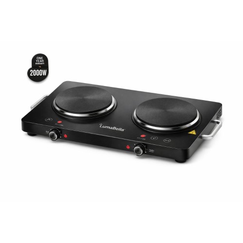 Электрическая плита LumaBella LB-7011 (2 конфорки, 2000 Вт) LumaBella LB-7011 — компактная и удобная электрическая плита с двумя конфорками, идеально подходит для дома, дачи, офиса или временной кухни.