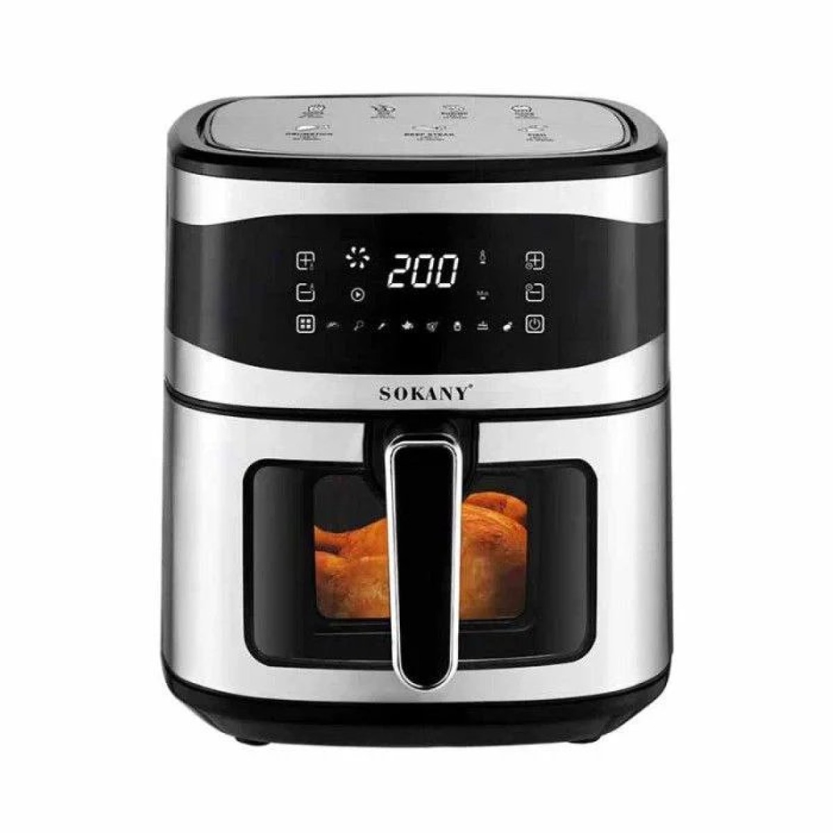 Аэрогриль-фритюрница SOKANY SK-10050 8.5 л 1800 Вт с таймером и терморегулятором температуры, аэрофритюрница (арт. 14445)