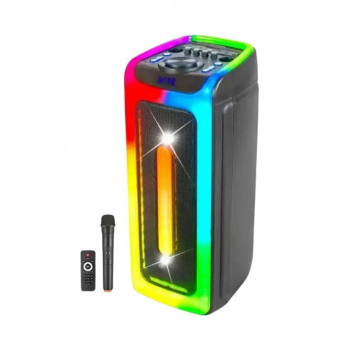 Акустична система KOLAV з двома динаміками 8 з бездротовим мікрофоном D-2806