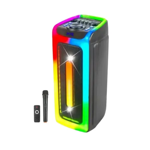 Акустична система KOLAV з двома динаміками 8 з бездротовим мікрофоном D-2806