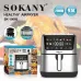 Аерофритюрниця аерогриль Sokany SK-10066 9.5 л 2400 Вт з таймером електрична фритюрниця без олії