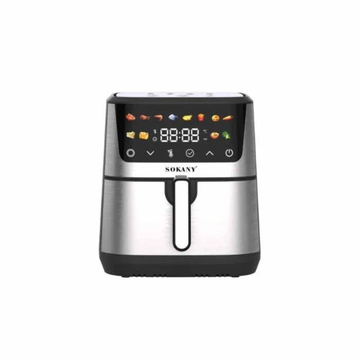 Аерофритюрниця аерогриль Sokany SK-10066 9.5 л 2400 Вт з таймером електрична фритюрниця без олії (арт. 14562)