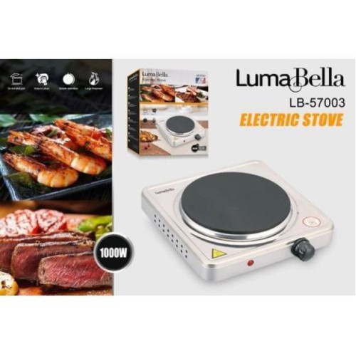 Электрическая плита LumaBella LB-57003 (1 конфорка, 1000 Вт) LumaBella LB-57003 — компактная и удобная одноконфорочная электрическая плита для повседневного использования. Идеально подходит для дома, дачи, офиса, общежития или как дополните