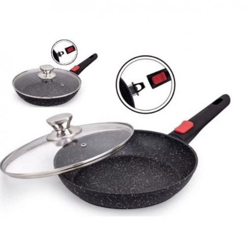 Сковорода Edenberg 26 см з мармуровим покриттям та знімною ручкою EB-13004