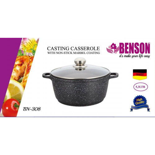 Казан с мраморным покрытием 5,3 литра BN-308