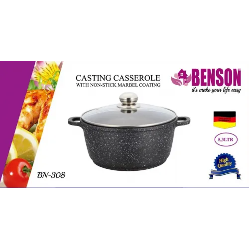 Казан с мраморным покрытием 5,3 литра BN-308