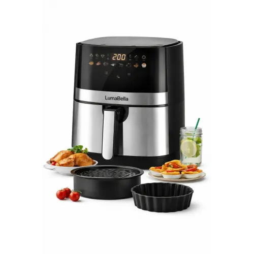 Аэрогриль LumaBella LB-60027 (7.5 л)
LumaBella LB-60027 Healthy Air Fryer — мощный и вместительный аэрогриль для полезного приготовления блюд с минимальным количеством масла. Отличный вариант для большой семьи.