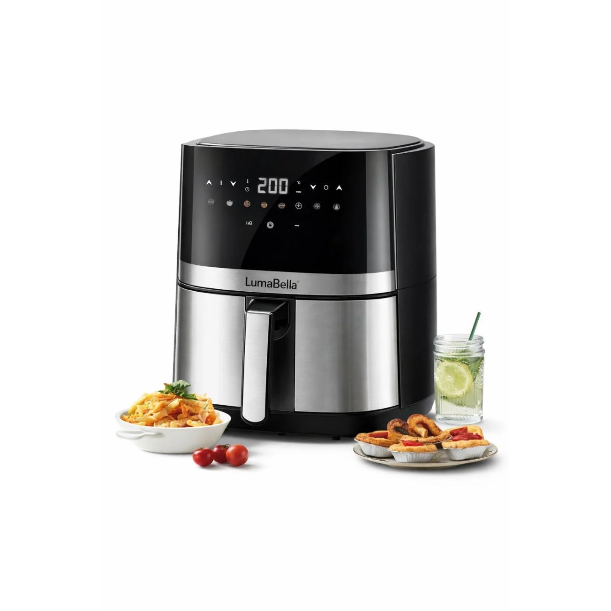 Аэрогриль LumaBella LB-60029 (6.0 л)
LumaBella LB-60029 Healthy Air Fryer — современный аэрогриль большого объёма для полезного и быстрого приготовления блюд с минимальным количеством масла. (арт. 15083)
