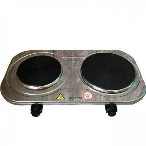 Електрична плита Rainberg RB-007 на 2 конфорки 3500 Вт