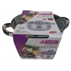 Кастрюля с крышкой 3,9 литр BN-597