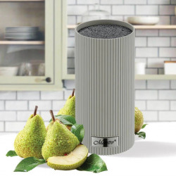 Колода для ножей MR-1437-GREY
Эргономичный дизайн
Высота: 22 см
Материал — пластик с покрытием Soft-touch