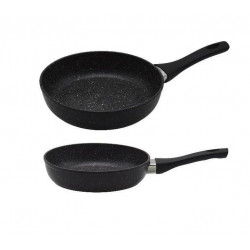 Сковорода Edenberg EB-3425 алюмінієва кругла з мармуровим покриттям 28 см