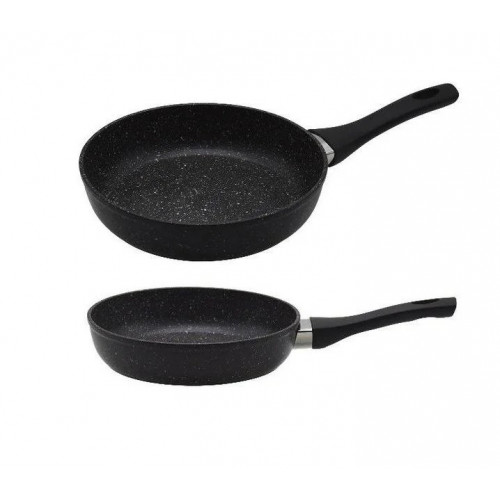 Сковорода Edenberg EB-3425 алюмінієва кругла з мармуровим покриттям 28 см