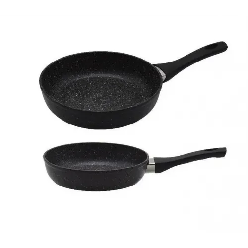 Сковорода Edenberg EB-3425 алюмінієва кругла з мармуровим покриттям 28 см