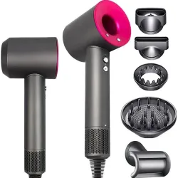 Професійний фен Magic Hair 5в1 з турбо режимом та іонізацією стайлер SmartX 5 магнітних насадок для укладання волосся 1600 Вт 