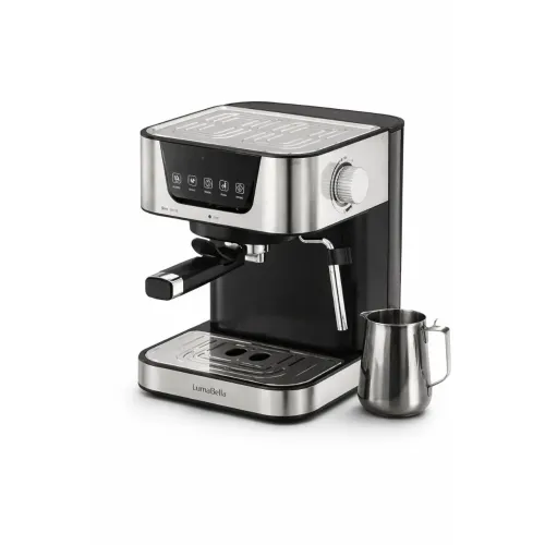Кофеварка LumaBella LB-54017 (эспрессо)
LumaBella LB-54017 — стильная и мощная кофеварка для приготовления ароматного эспрессо и кофейных напитков в домашних условиях.