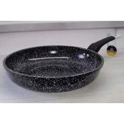 EB-4126 Сковорода 28 см. Темне Гранітне Покриття