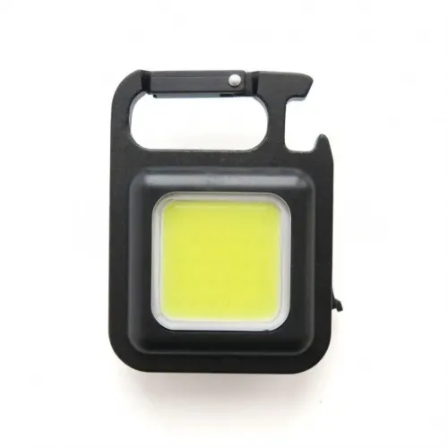 Фонарь-брелок магнитный 4 режима свечения/карабин/открывалка 500 mAh IPX4