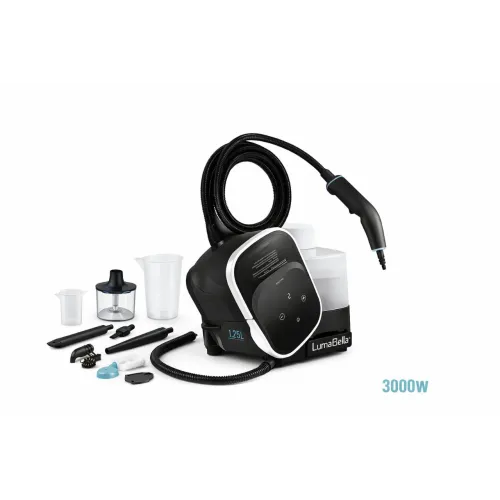 Пароочиститель LumaBella LB-63030 — мощное и универсальное устройство для глубокой очистки без использования химических средств. Благодаря высокой мощности 3000 Вт и сильной подаче пара он эффективно удаляет жир, нагар, грязь и бактерии с различных поверх