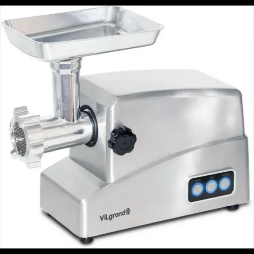 М'ясорубка електрична 3000 Вт, корпус металевий, реверс, LED-підсвітка