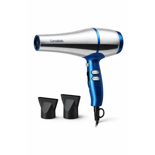 Фен для волос LumaBella LB-64019 (3600 Вт)
LumaBella LB-64019 — мощный фен с усиленным потоком воздуха для быстрой сушки и аккуратной укладки волос. Подходит как для домашнего, так и для профессионального использования.