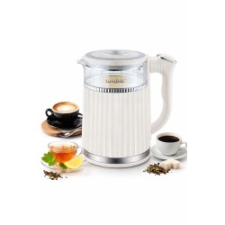 Электрический чайник LumaBella LB-59037 (1.7 л) LumaBella LB-59037 — стильный электрический чайник с современным дизайном, который отлично подойдёт для дома, офиса или в качестве подарка.