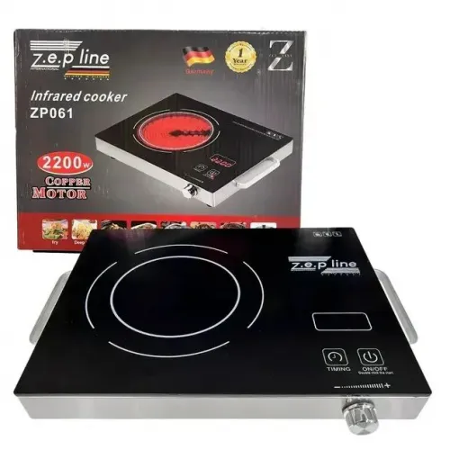 Інфрачервона одноконфоркова плита Zep-line ZP-061 електрична плита 2200 Вт